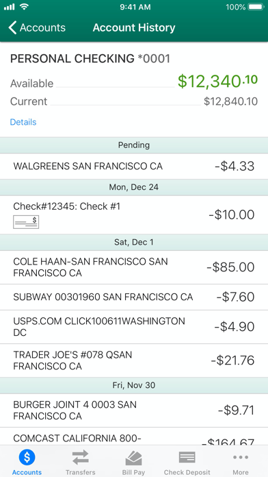 Riegel Federal Credit Union Screenshot