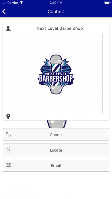 Next Level Barbershop iPhone screenshot 4 - Business app