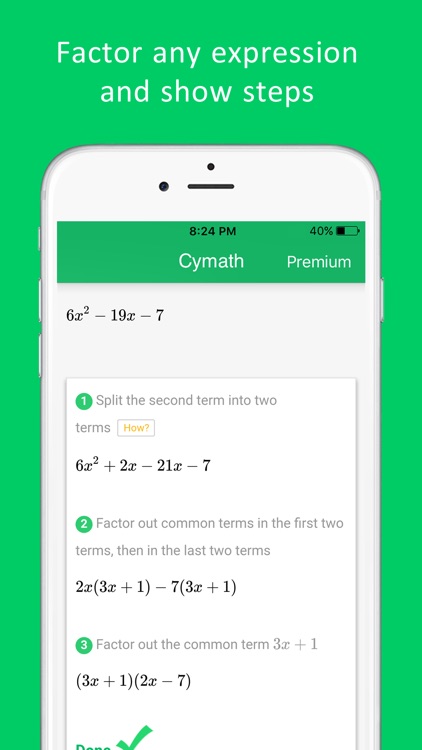 Cymath - Math Problem Solver screenshot-3