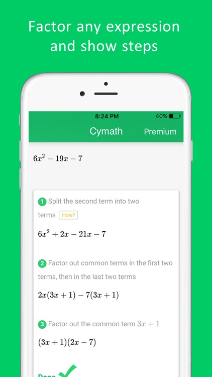 Cymath - Math Problem Solver screenshot-3