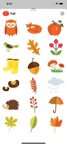 Game screenshot Fall Stickers Pack mod apk