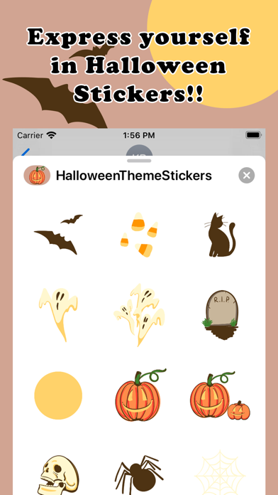 Halloween Theme Stickers screenshot 3