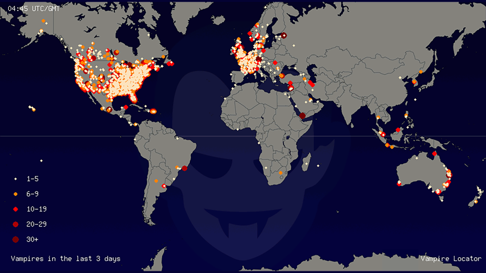 #4. Vampire Locator (iOS) 由: Sebastien Mougey