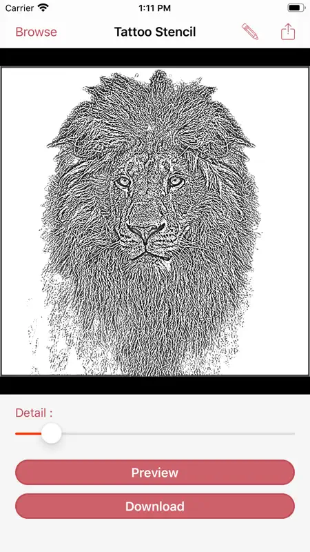 Tattoo Stencil screenshot 3 of 4