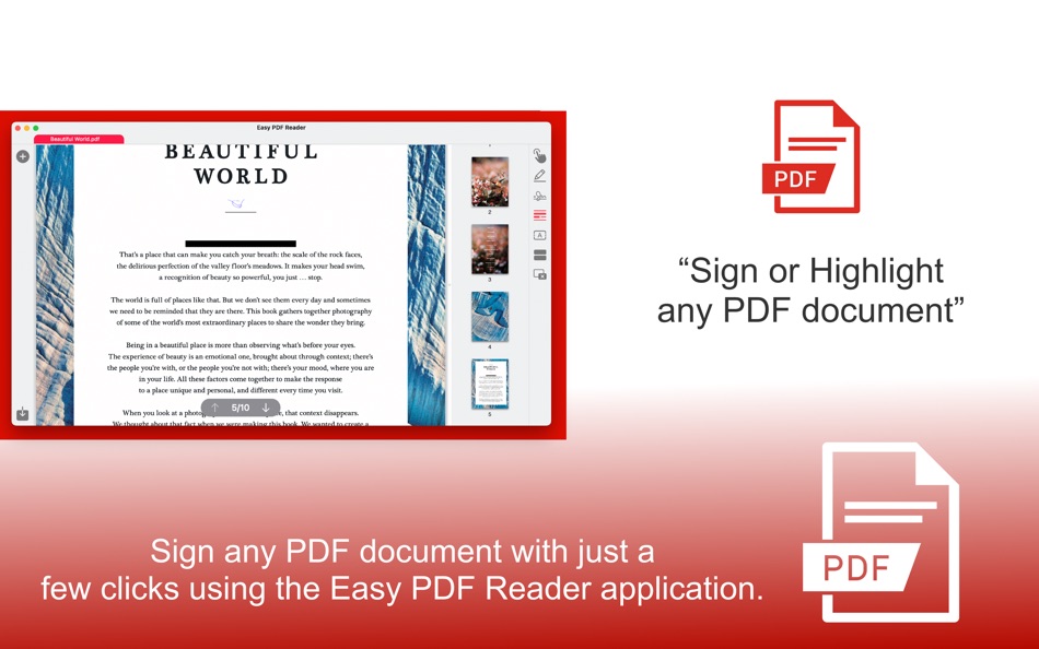 #3. Easy PDF Reader for Adobe PDF (macOS) 由: Cristian Gav