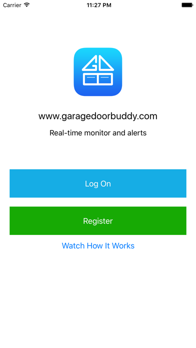 GarageDoorBuddy Monitor Screenshot