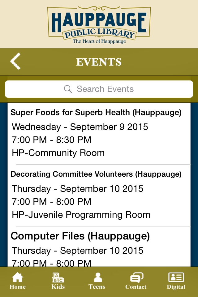 Hauppauge Public Library screenshot 4