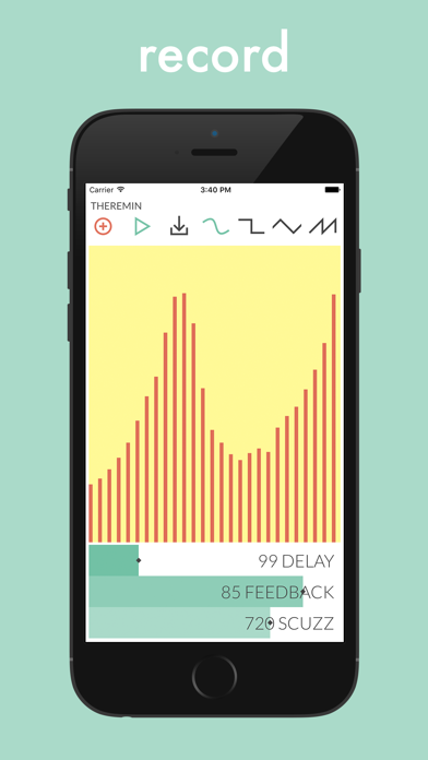 How to cancel & delete Theremin Synth - Record & Loop from iphone & ipad 2
