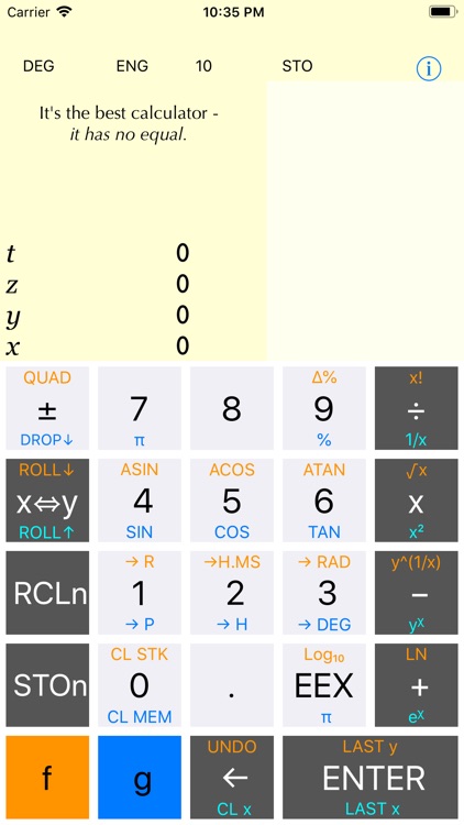 No Equal RPN Calculator
