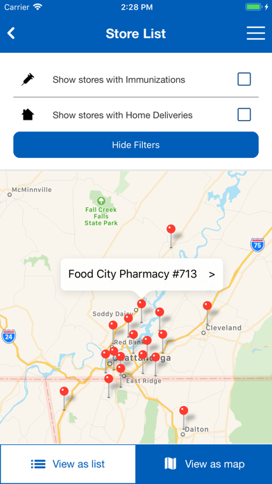 Food City Pharmacy Mobile App Screenshot