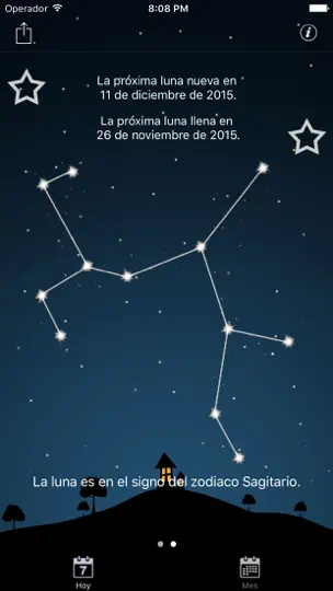 Captura de pantalla de Fases De La Luna Calendario en iPhone 3