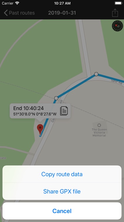 FootMark - Route recorder screenshot-3