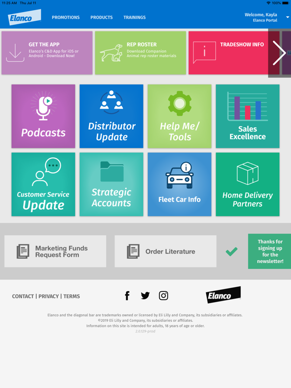 Elanco C&D iPad screenshot 2 - Medical app