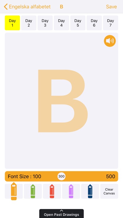 Letter - Number Draw