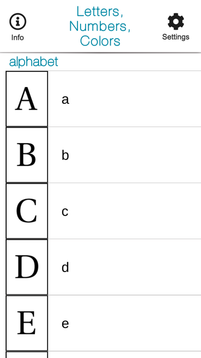 SmallTalk Letters,Number,Color Screenshot