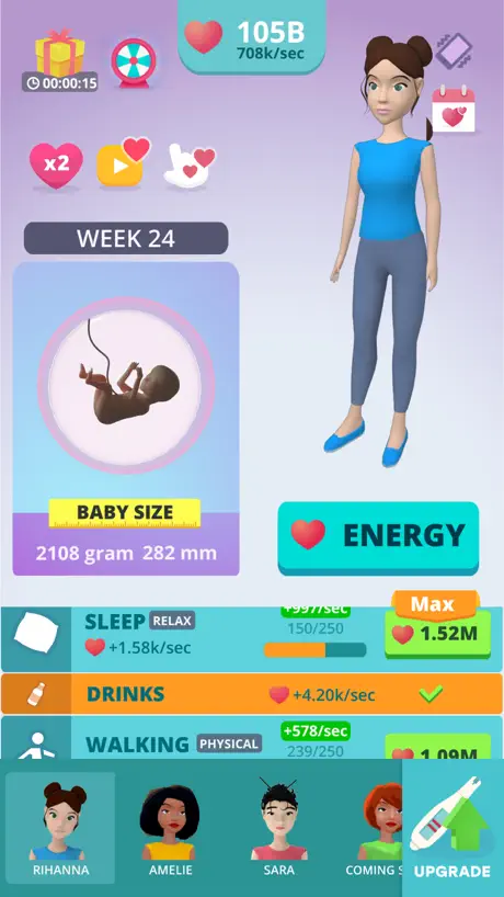 Baby & Mom Idle Life Simulator