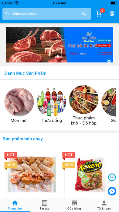 Screenshot #1 pour HA HIEN FRESH FOOD