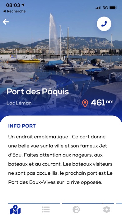 Screenshot #3 pour Guide des ports: Lac Léman