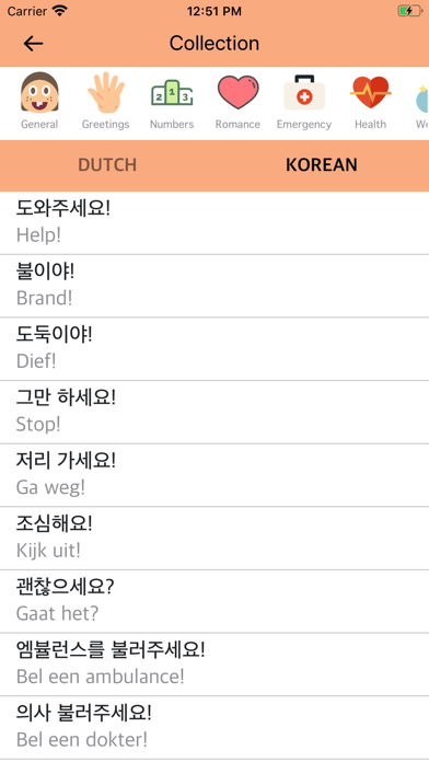 Screenshot #2 pour Dutch Korean Dictionary