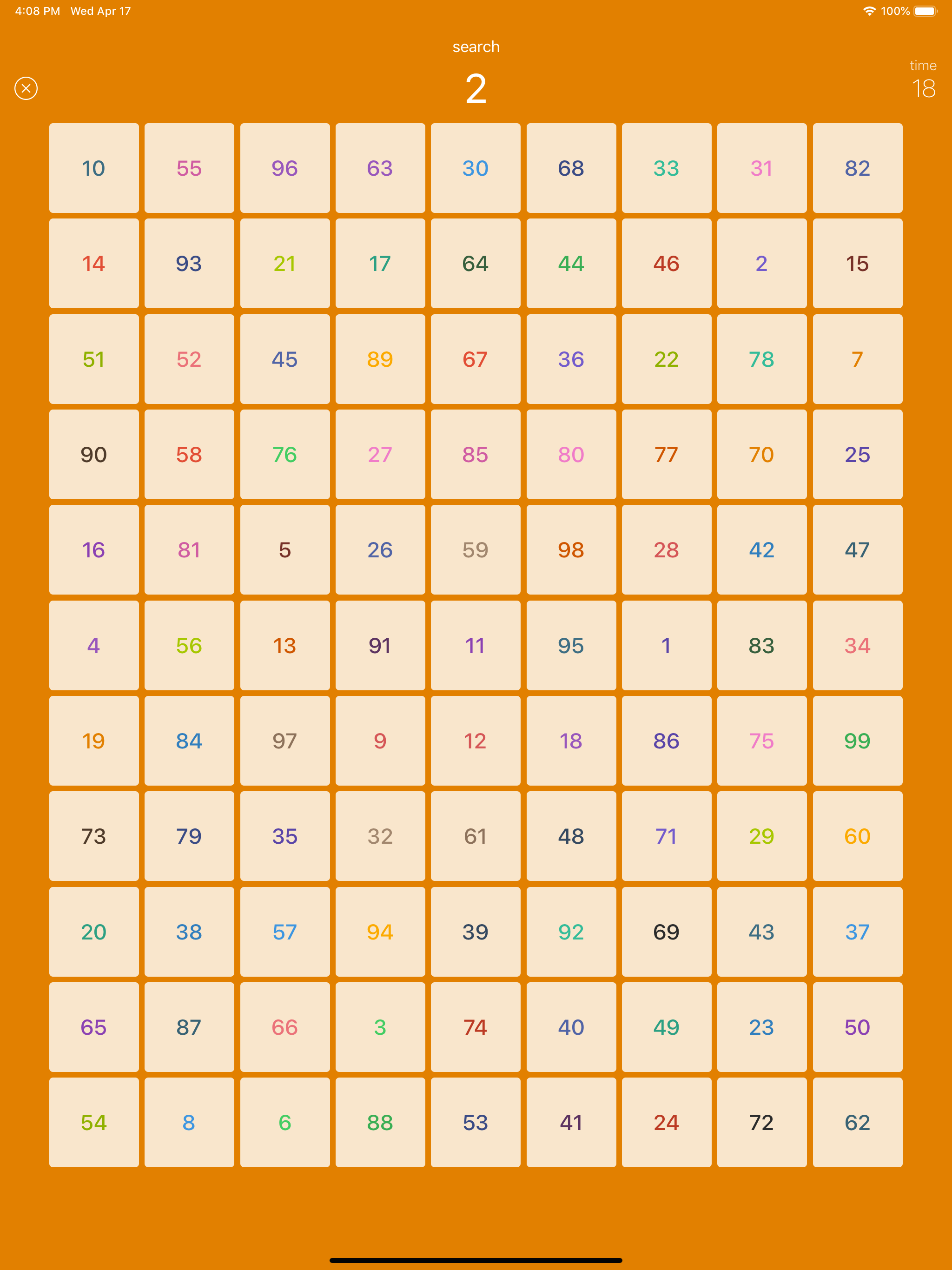 99. Ninety Nine Game