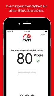 fast speed test iphone bildschirmfoto 1