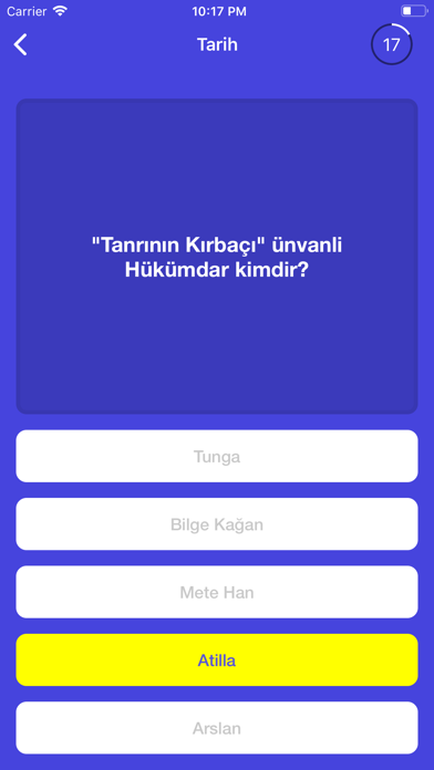 Screenshot #2 pour Bilen Bilir - Bilgi Yarışması