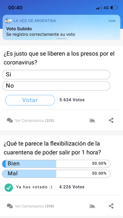 La voz de Argentina