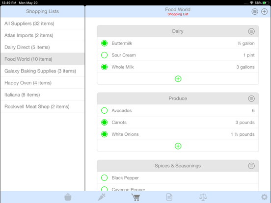 Salt & Pepper iPad screenshot 4 - Food & Drink app