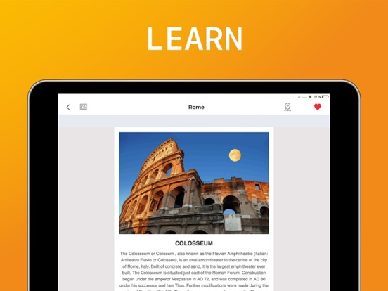 Rome Travel Guide Offline iPad screenshot 5 - Travel app