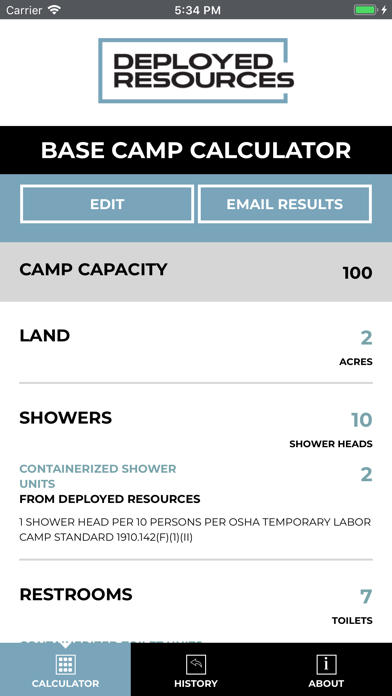 Screenshot #3 pour Base Camp Calculator