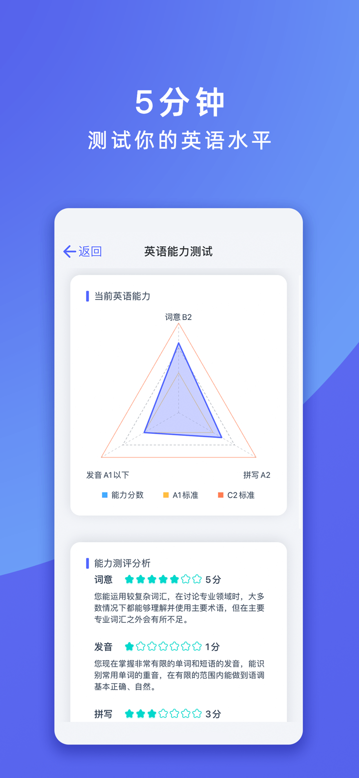 火箭猫单词-剑桥ket/pet/fce考试英语单词学习软件 screenshot 1