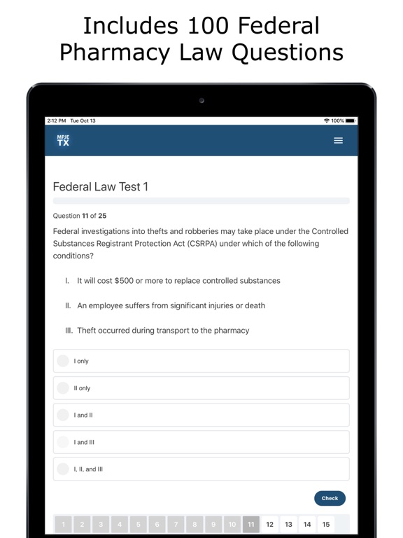 Screenshot #6 pour MPJE Texas Test Prep