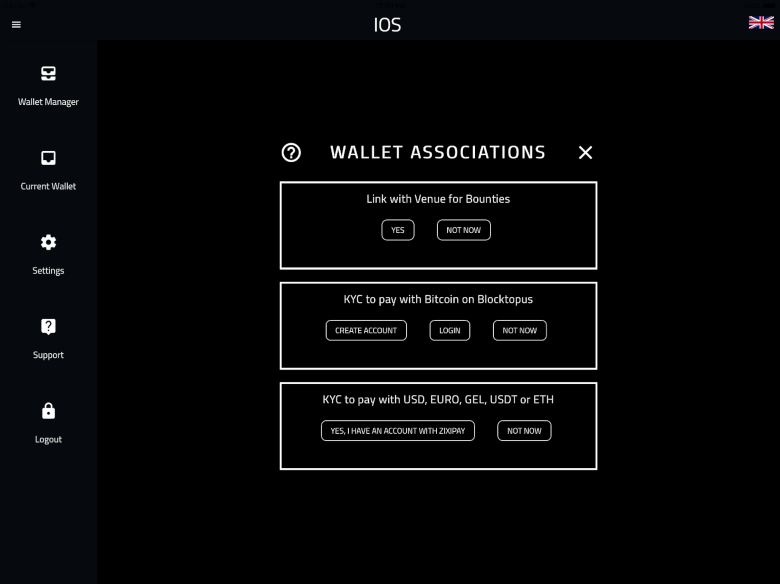 Verto: Bitcoin VTX EOS Wallet screenshot 17