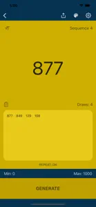 Random Number Generator App screenshot #4 for iPhone