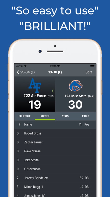 Air Force Football Schedules
