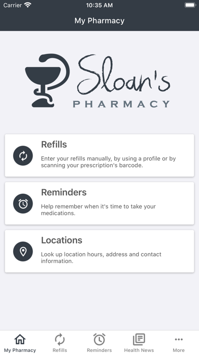 Screenshot #1 pour Sloan's Pharmacy