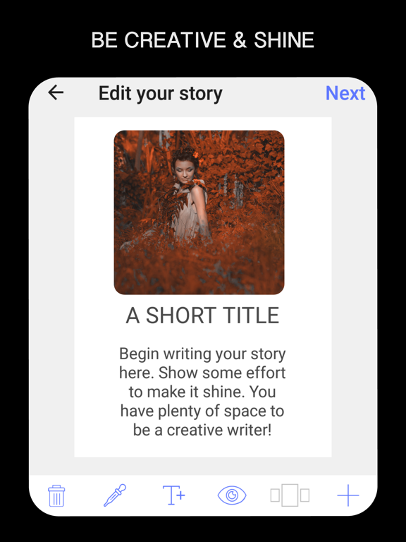 Story Style- Insta Pic Collage iPad screenshot 4 - Entertainment app
