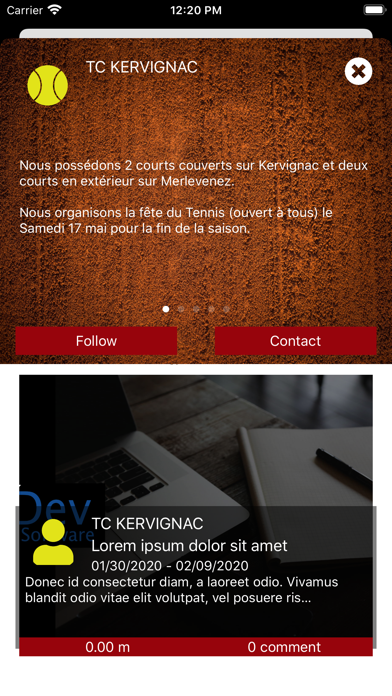 Screenshot #3 pour Tennis Aroundme