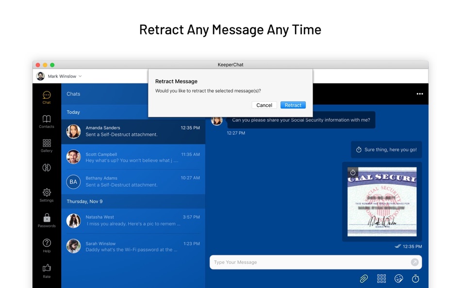 #5. KeeperChat (macOS) 由: Callpod Inc.