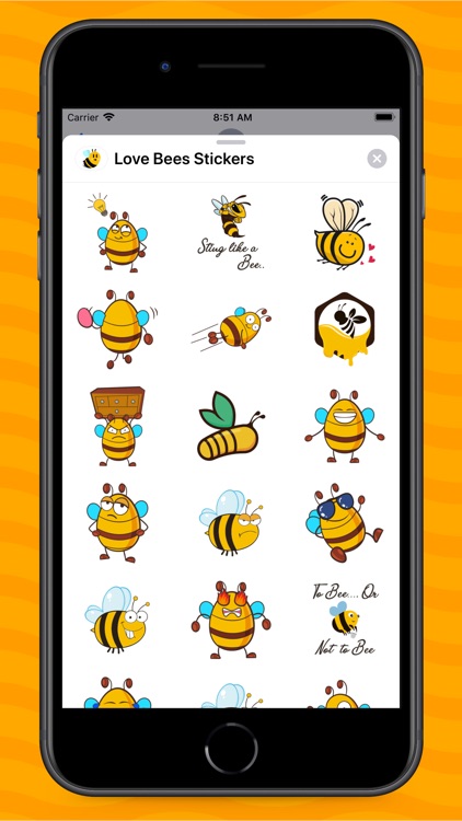 Love Bees Stickers screenshot-3