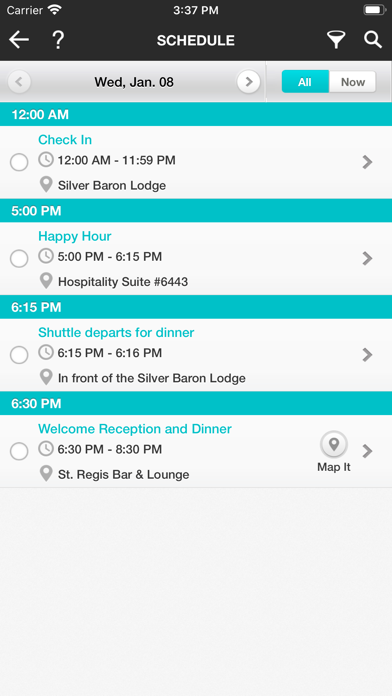 Hunton Andrews Kurth Events Screenshot