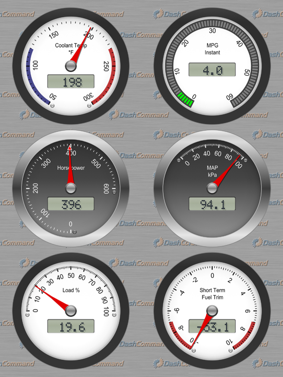 DashCommand - OBD-II gauge dashboards, scan tool screenshot