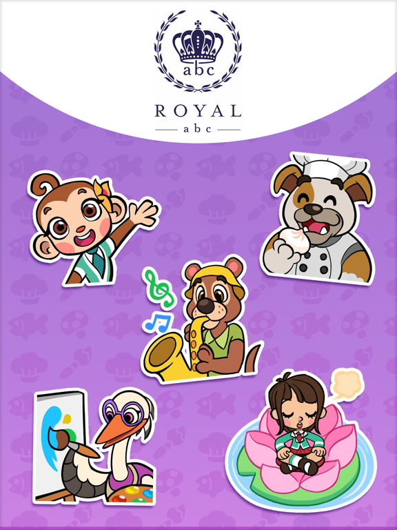 Screenshot #6 pour RoyalABC Stickers