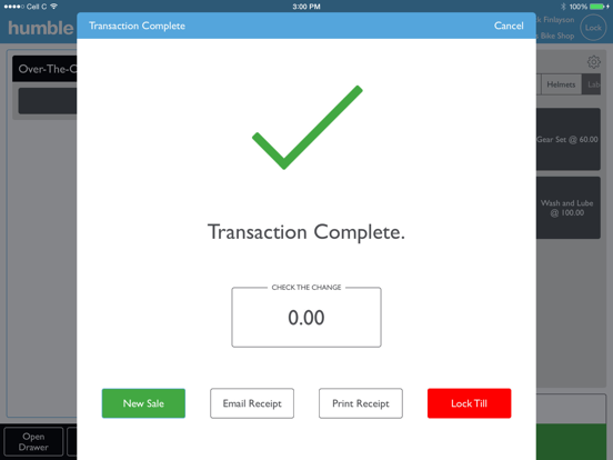 humble Till iPad screenshot 4 - Business app