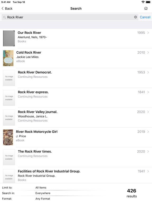 Screenshot #6 pour Rockford Public Library App