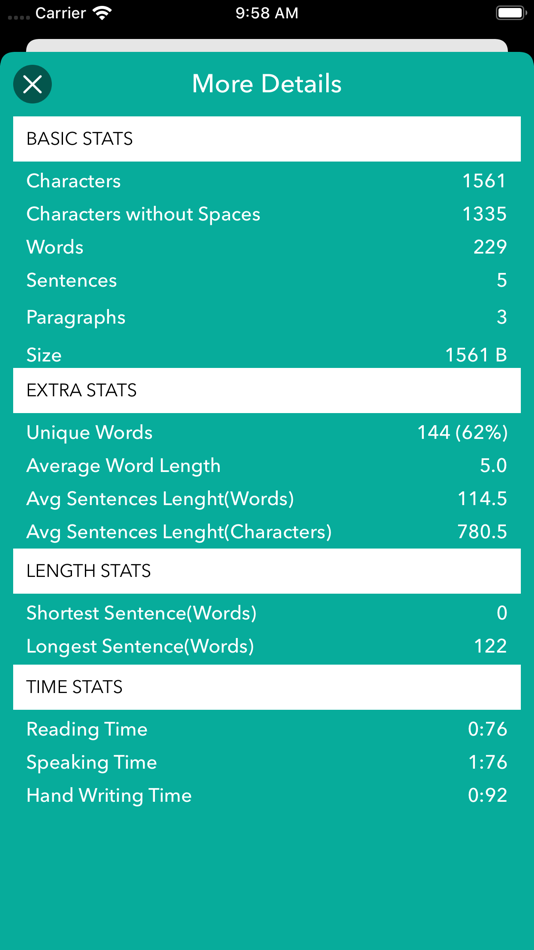 #2. Word Counter - Countable Pad (iOS) 来自: Bhavinkumar Satashiya