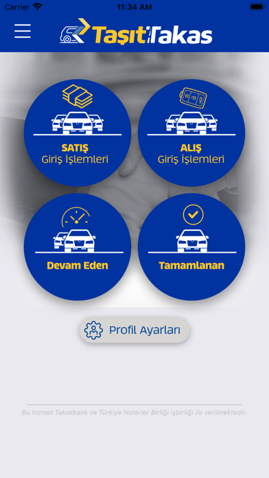 Taşıt Takas Takasbank Screenshot