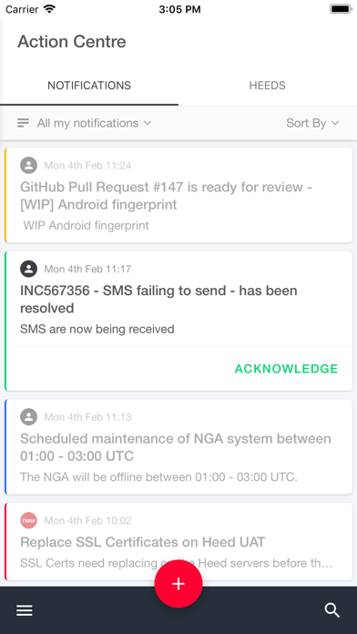 Heed.io app screenshot