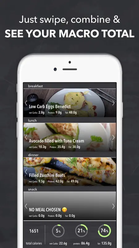 Keto Calculator & Keto-Recipes screenshot 4 of 7