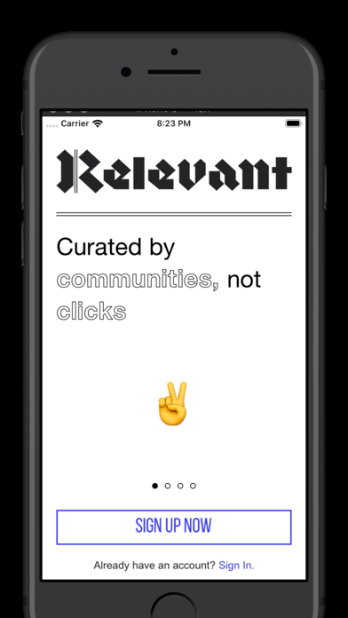 Screenshot #1 pour Relevant Communities
